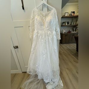 Wedding Dress (see measurements)